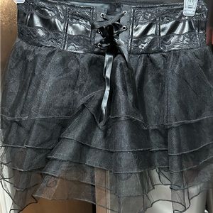 Black tiered tutu. Size S/M